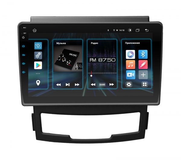 Штатна магнітола Incar DTA4-5009 для Ssang Yong Action 2011-2013, Korando 2010-2013 Штатна магнітола Incar DTA4-5009 для Ssang Yong Action 2011-2013, Korando 2010-2013