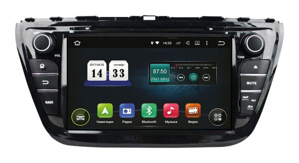Штатна магнітола Incar TSA-2780A9 для Suzuki SX4 2014+ Штатна магнітола Incar TSA-2780A9 для Suzuki SX4 2014+