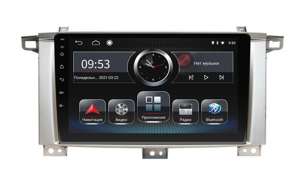 Штатна магнітола Incar PGA2-2314 для Toyota Land Cruiser 100 (J105) 2003–2008