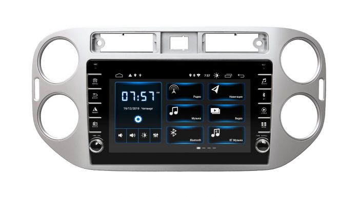 Штатная магнитола Incar DTA-1076R для Volkswagen Tiguan 2011-2016 Silver