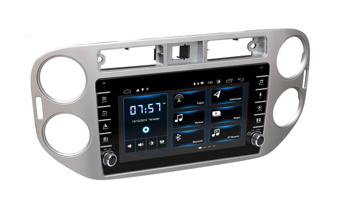 Штатная магнитола Incar DTA-1076R для Volkswagen Tiguan 2011-2016 Silver