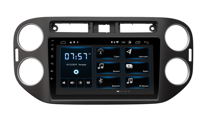 Перехідна рамка Incar RVW-FC581 для Volkswagen Tiguan 2011-2016 Black